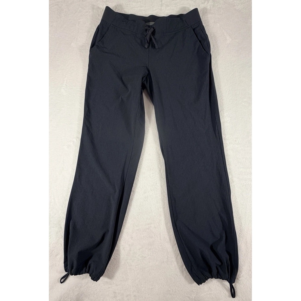 Athleta Pants Women's Sz 10 Black Dance Studio Drawstring